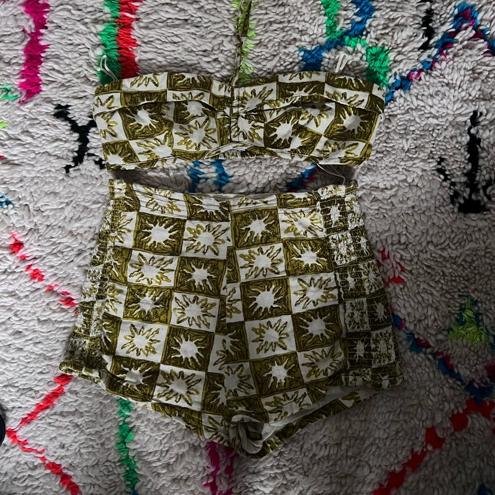 Bandeau and short set